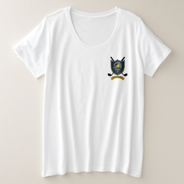 Campbell Clan Badge & Tartan Golf (Design devant)