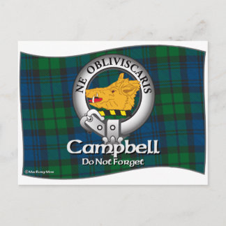 Campbell Clan Postkarte