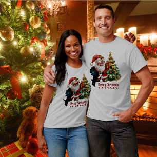 Campbell Clan Scottie Dog Weihnachten Personalisie T-Shirt