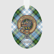 Campbell Crest au-dessus de Tartan