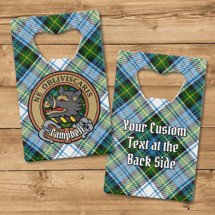 Campbell Crest au-dessus de Tartan