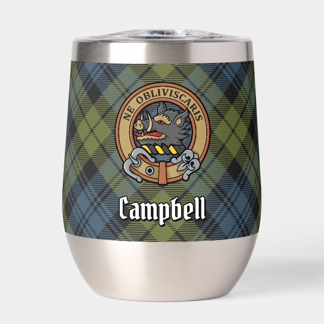 Campbell Crest sur Tartan (Avant)