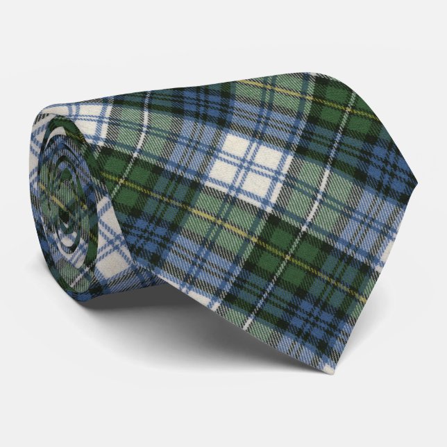 Campbell Dress Ancient Scottish Tartan Krawatte (Gerollt)