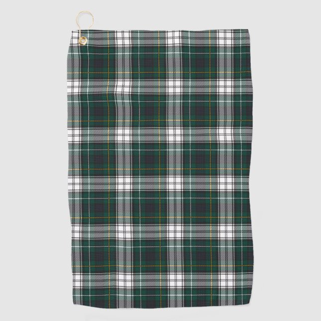 Campbell Dress Modern Tartan Kariertes Muster Golfhandtuch (Vorderseite)