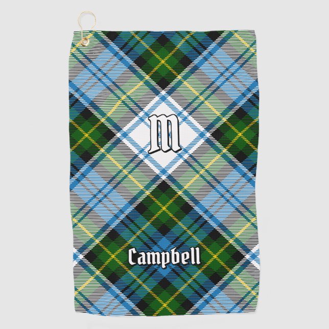 Campbell Dress Tartan Golfhandtuch (Vorderseite)