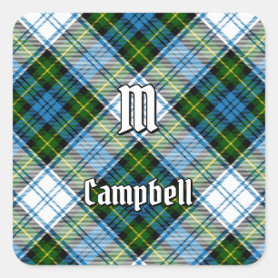 Campbell Dress Tartan Quadratischer Aufkleber