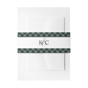 Campbell Dress Tartan Scottish Kariert Pattern Einladungsbanderole