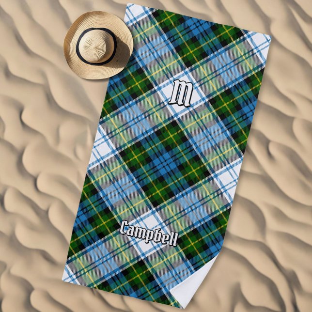 Campbell Dress Tartan Strandtuch (Von Creator hochgeladen)