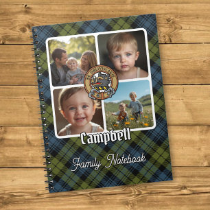 Campbell-Familien-Fotocollage Notizblock
