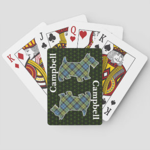Campbell Family Tartan Scottish Terrier Edition Spielkarten