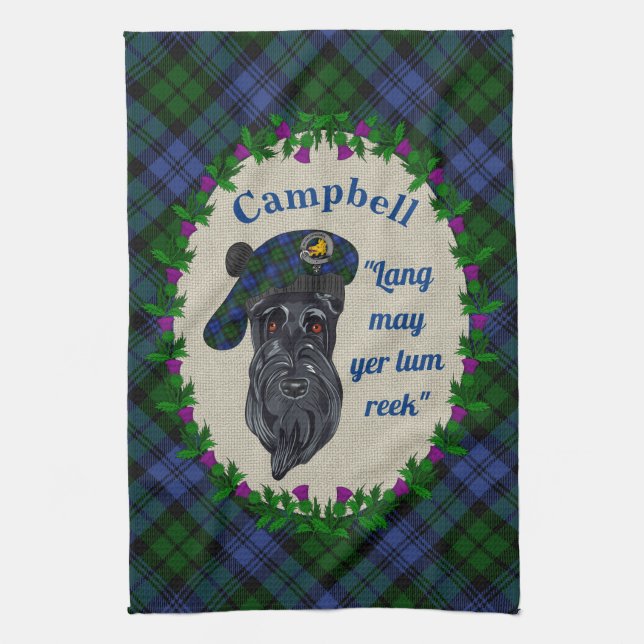 Campbell Scottie Dog Küchentücher (Vertikal)