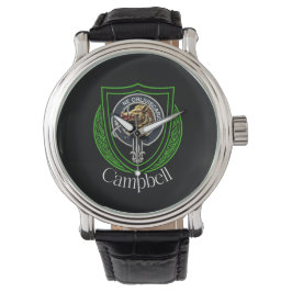 Campbell Scottish Clan Wappen Armbanduhr