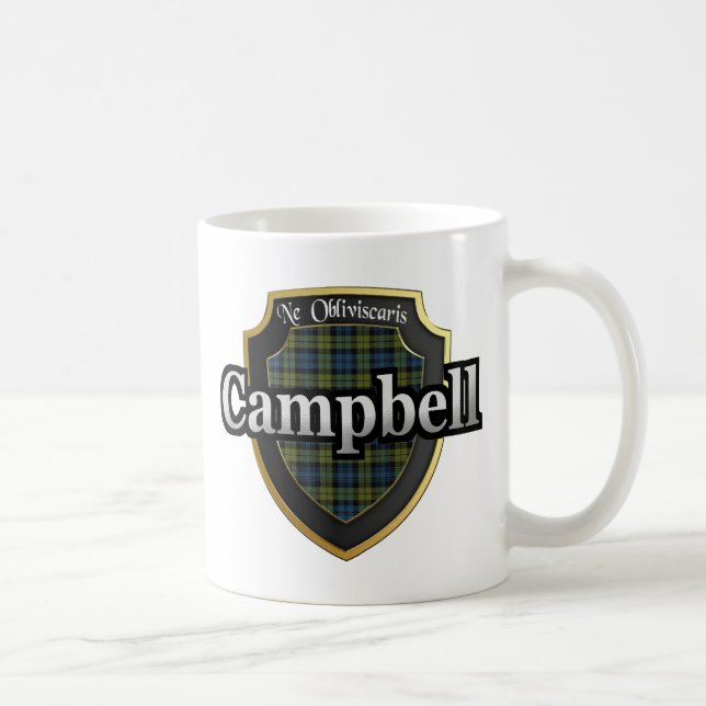 Campbell Scottish Dynsty Tartan Tasse Cups (Rechts)