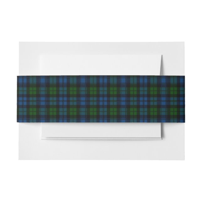 Campbell Scottish Tartan Bly Band (Vorderseite Beispiel)