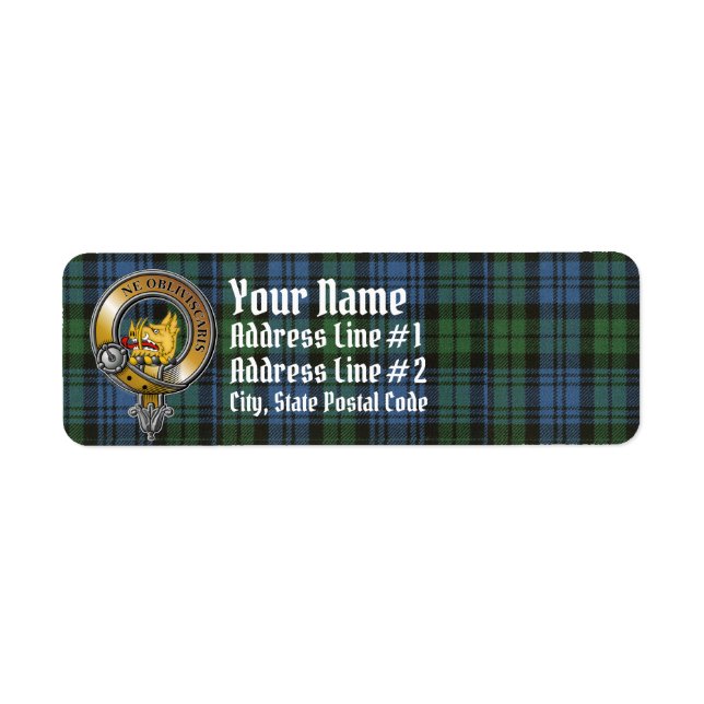 Campbell Tartan & Abzeichen (Vorne)