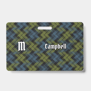 Campbell-Tartan-Abzeichen Ausweis