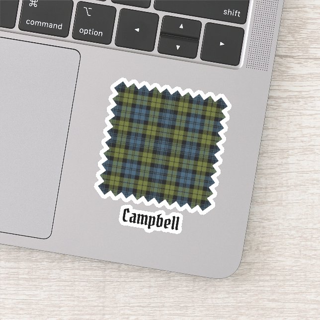 Campbell Tartan Aufkleber (Detail)