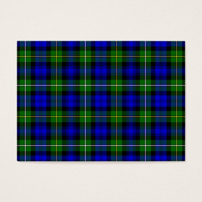 Campbell Tartan Blau kariert (Vorderseite)