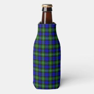 Campbell Tartan Blau kariert Flaschenkühler