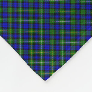 Campbell Tartan Blau kariert Fleecedecke