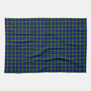 Campbell Tartan Blau kariert Küchentuch