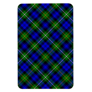 Campbell Tartan Blau kariert Magnet