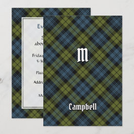 Campbell Tartan Einladung
