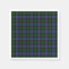 Campbell Tartan Green Kariert Serviette