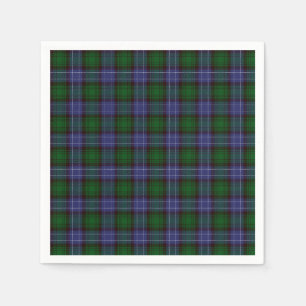 Campbell Tartan Green Kariert Serviette