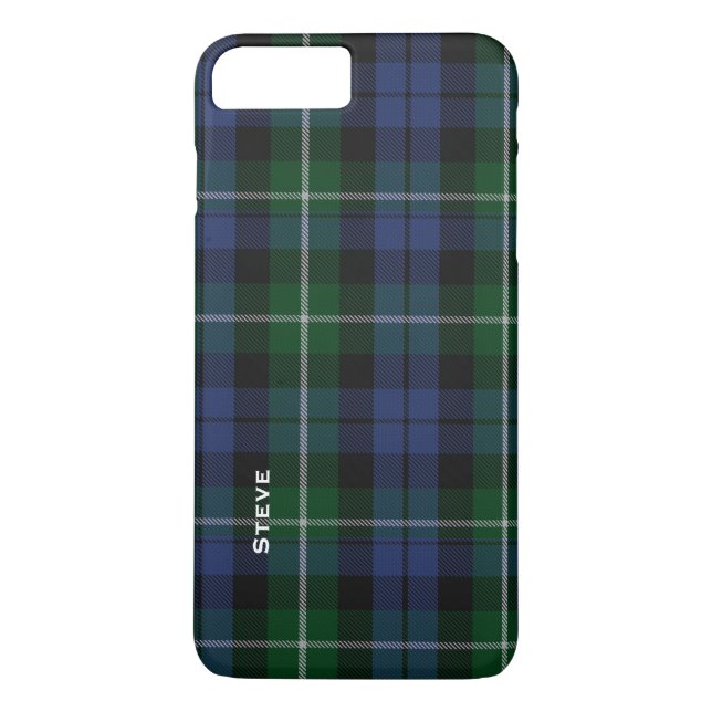 Campbell Tartan Plaid iPhone 7 Plus Coque (Dos)