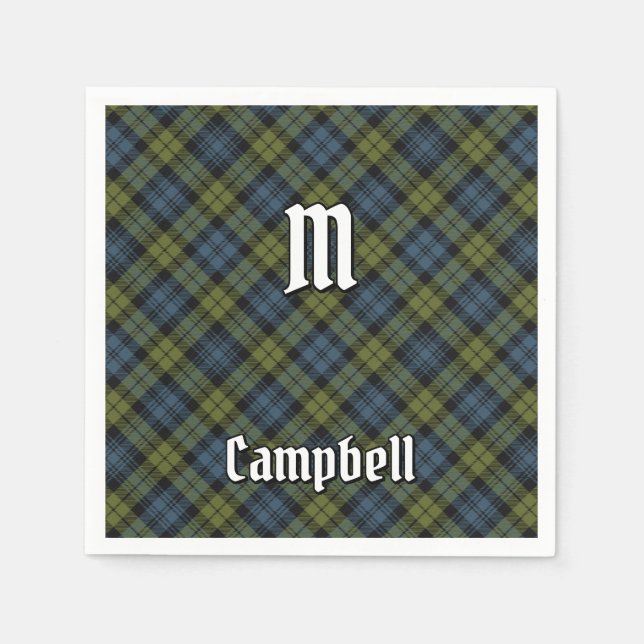 Campbell Tartan Serviette (Vorderseite)