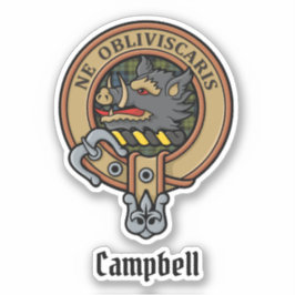 Campbell Wappen Aufkleber