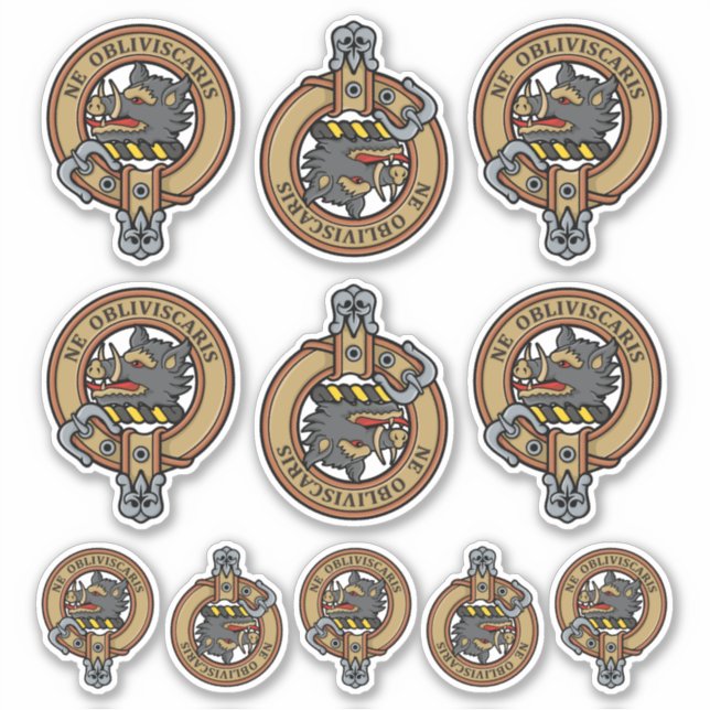 Campbell Wappen Aufkleber (Vorderseite)