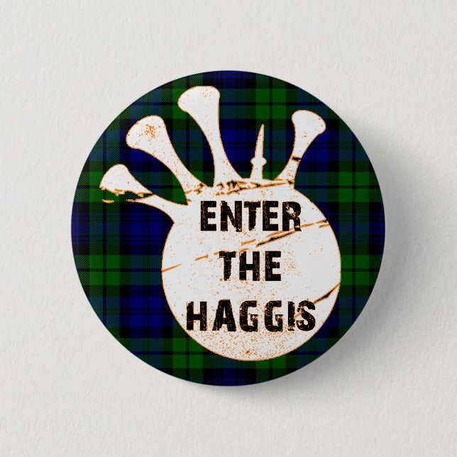 CAMPBELLtartan-KNOPF Button (Vorderseite)