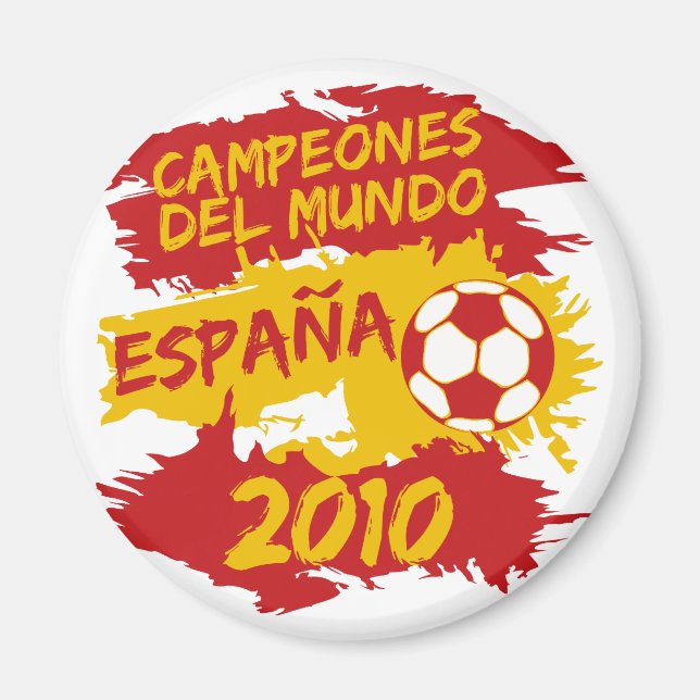 Campeones del Mundo 2010 Magnet (Vorne)