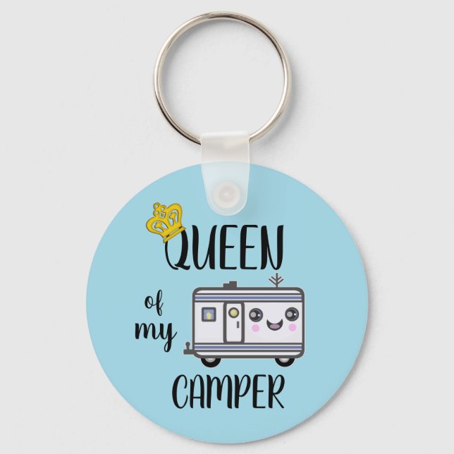 Camper Camping Funny RVing Lifestyle Schlüsselanhänger (Vorderseite)
