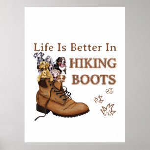 Camper-Geschenk   Das Leben ist besser im Wanderst Poster