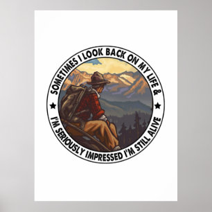 Camper-Geschenk   Manchmal schaue ich in mein Lebe Poster
