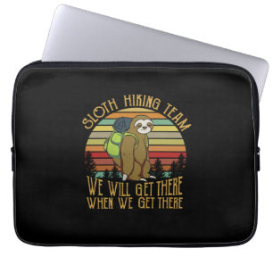 Camper-Geschenk   Vintages Sloth Wanderteam Geburt Laptopschutzhülle