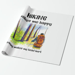 Camper-Geschenk   Wandern macht mich zum Geburtsta Geschenkpapier
