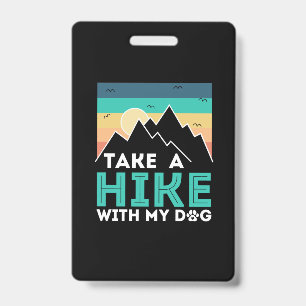 Camper-Geschenk   Wandern mit meinem Hund zum Gebu Ausweis