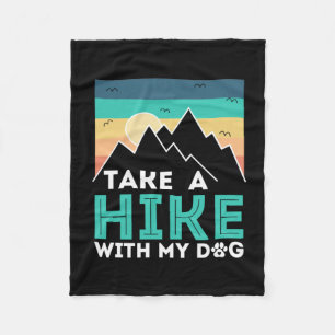Camper-Geschenk   Wandern mit meinem Hund zum Gebu Fleecedecke