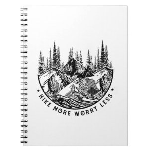 Camper-Geschenk Wanderung Besorgnis erregender w Notizblock