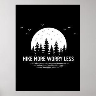 Camper-Geschenk   Wanderung Besorgnis erregender w Poster