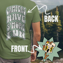 Camper haben S mehr Spaß Groovy Retro Camping Shir T-Shirt