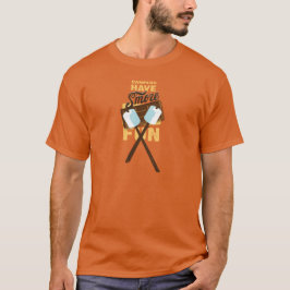 Camper haben S'more Spaß-Feuer-heftigen Schlag T-Shirt