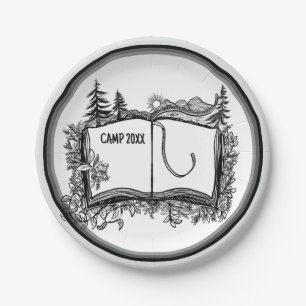 Camper/Hiker Personalisiertes Camping Picnic Pappteller