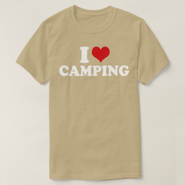 Camper I Liebe Camping1 T-Shirt (Design vorne)