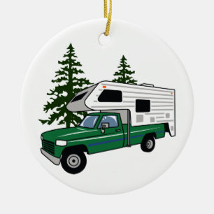 Camper Keramik Ornament