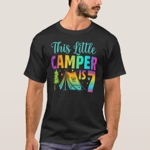 Camper Kindergeburtstag 7 Jahre Camping 7. T-Shirt